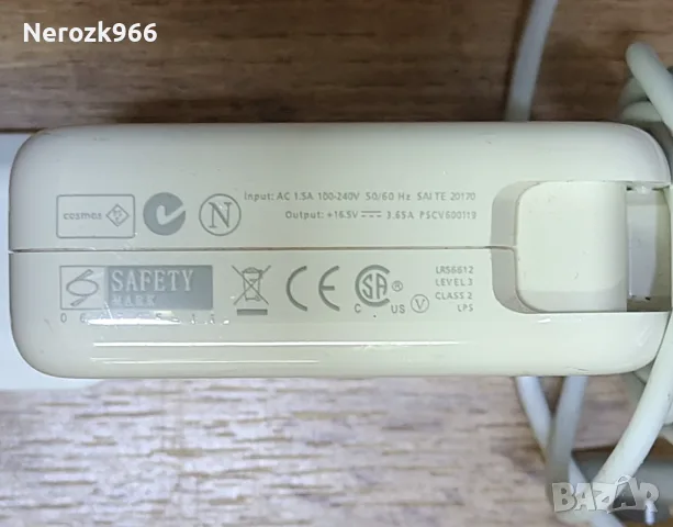 Зарядни за Apple MacBook 60 W/85 W различни модели с MagSafe конектор, снимка 4 - Аксесоари за Apple - 55413493