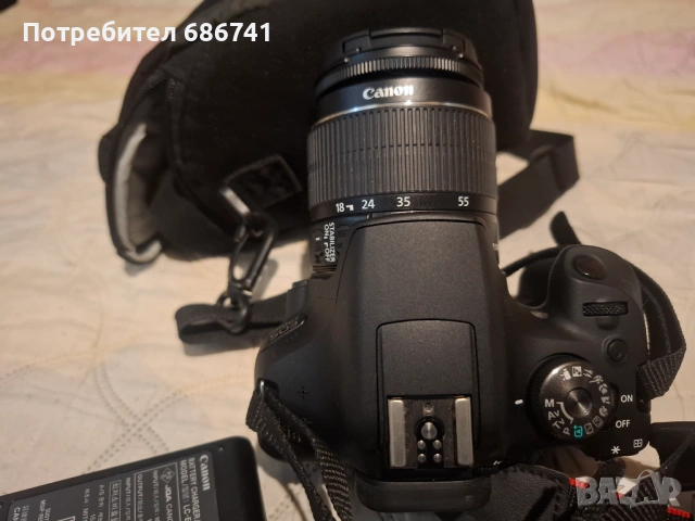 Фотоапарат Canon 2000D , снимка 3 - Фотоапарати - 53959529