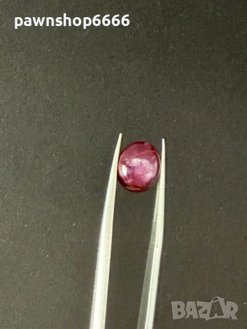 Естествен рубин със звезден ефект – 4.305 ct – Glass Filled, снимка 3 - Други - 54845572