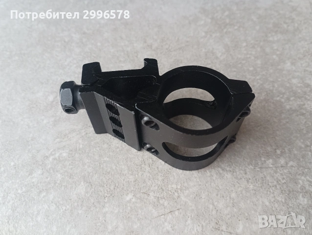 Стойка за закрепване на фенер към пикатини база за оръжие пушка карабина 25.4мм picatinny weaver, снимка 3 - Оборудване и аксесоари за оръжия - 54206605