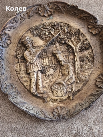 Дървено пано за стена, снимка 3 - Антикварни и старинни предмети - 54331889