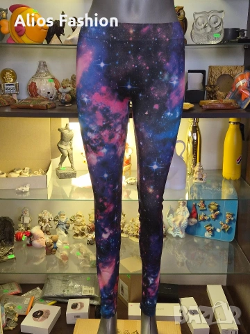 Еластичен клин с космически десен / Галактика (Galaxy print), снимка 1 - Клинове - 55044586