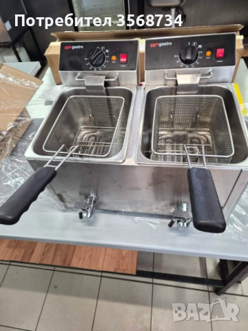 Професионален двоен електрически фритюрник GGM Gastro