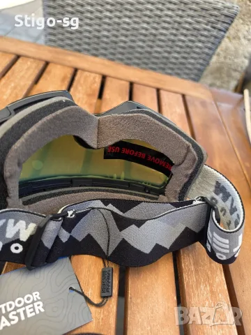 OutdoorMaster OTG ски/сноуборд очила – Нови, огледална леща + твърд калъф, снимка 4 - Зимни спортове - 55511611