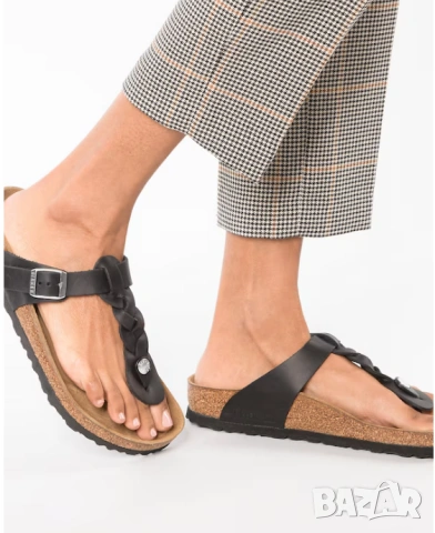 Birkenstock Gizeh Braided чехли  номер 38, снимка 2 - Чехли - 54704727