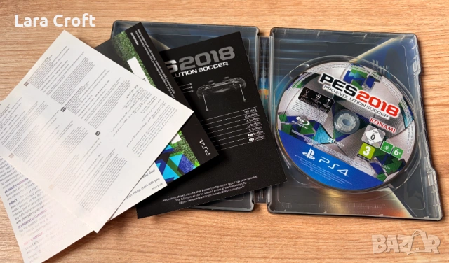 PS4 PES 2018 Pro Evolution Soccer Legendary Edition Steelbook, снимка 2 - Игри за PlayStation - 54253016