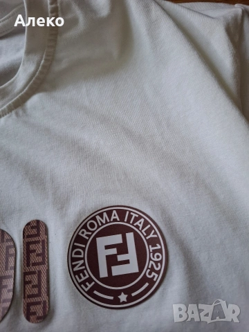 FENDI мъжка тениска 2XL размер. , снимка 4 - Тениски - 55005955