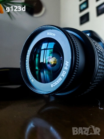 Nikon D60 + Обектив 18-55 VR , снимка 2 - Обективи и филтри - 54681148