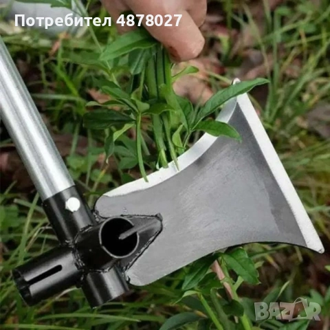 Многофункционален градински инструмент 4 в 1 – брадва, лопата, мотика и сърп в едно