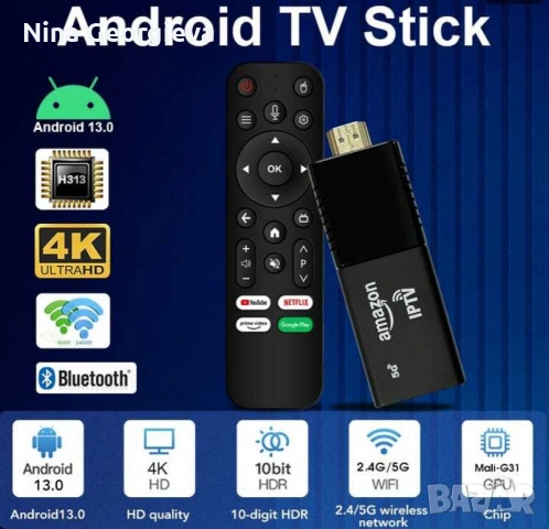 Fire TV Stick 4K - Превърнете телевизора си в смарт устройство, снимка 3 - Приемници и антени - 54431681