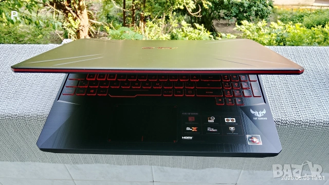 геймърски Asus tuf gaming 8ядра/4GB video/16RAM/512SSD/отлична батерия!, снимка 2 - Лаптопи за игри - 54786562