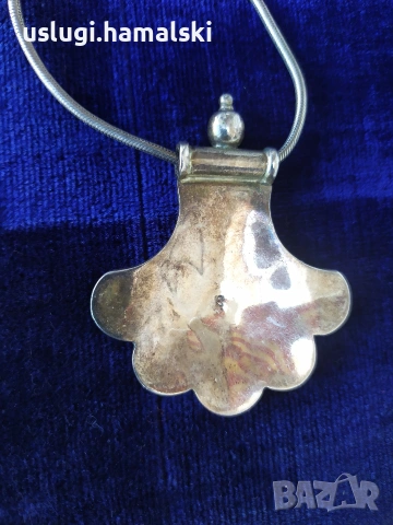 Винтидж сребърен накит/медальон, снимка 6 - Антикварни и старинни предмети - 54096222