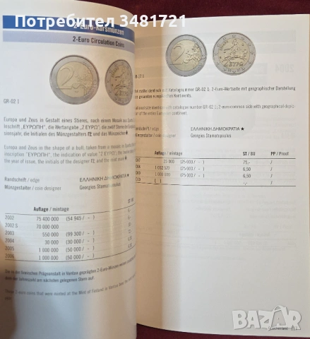 Двуезичен каталог - монетата от 2 евро / 2 Euro Coin Catalogue. Münzenkatalog, снимка 8 - Енциклопедии, справочници - 54244279