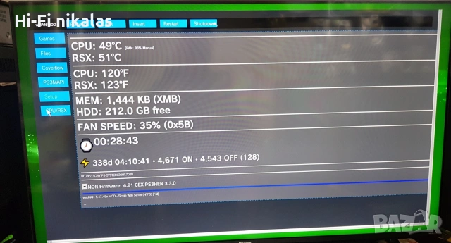 хакната конзола wMAN MOD Playstation 3 SONY PS 3 , снимка 5 - PlayStation конзоли - 54327233