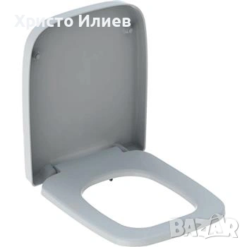 Бяла седалка с капак за тоалетна чиния Geberit RENOVA PLAN 572110000