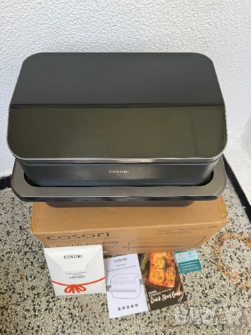 Двоен Еър Фрайър/Фритюрник с Горещ Въздух Cosori Dual Blaze TwinFry 10L XXL с 4 Нагревателя, 2800W!, снимка 4 - Фритюрници - 54430194