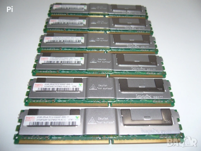 Сървърна памет 2gb Micron DDR2-667mhz ECC, PC2-5300, Ram 24бр., снимка 10 - RAM памет - 12022207
