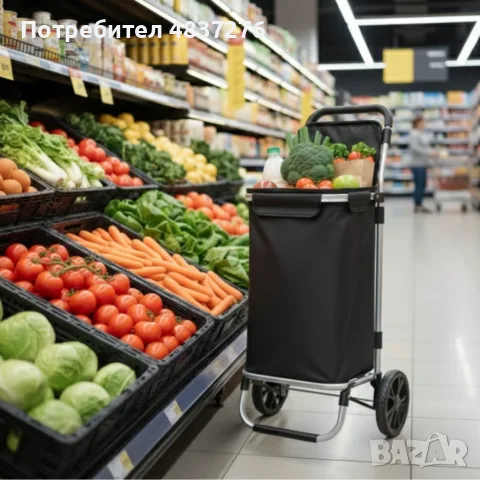 Количка за пазаруване , снимка 3 - Чанти - 55403896