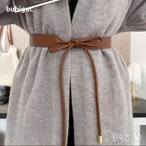 Дамски колан с връзки, снимка 3 - Колани - 55145372