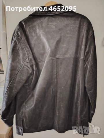 Mъжко кожено яке от естествена кожа Sitelli, снимка 2 - Якета - 53969171