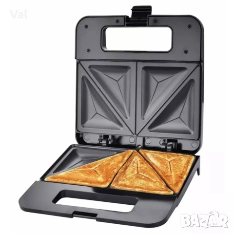 Тостер-сандвич Esperanza Parmigiano, 1000W, триъгълник, 2 ГОДИНИ ГАРАНЦИЯ, снимка 3 - Тостери - 54814197