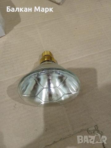 Ретро крушка,лампа Philips PAR 38 Economy (60W / 80W) – Произведена в Холандия, снимка 6 - Крушки - 55232697