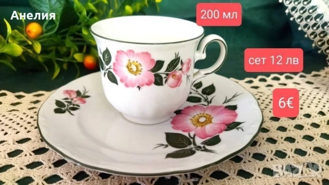 Winterling Bavaria дива роза , снимка 12 - Чинии - 54182723