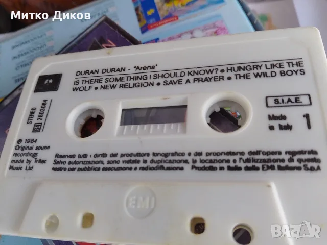 Аудио касети 4 броя, Duran Duran-Arena,ATC-Touch of class,Tina Tarner,MOM-Aftems of the decade, снимка 7 - Аудио касети - 55694212