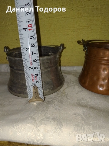 Стари Ковани Медни, Менчета, Котлета, Бакърчета., снимка 3 - Декорация за дома - 54443571