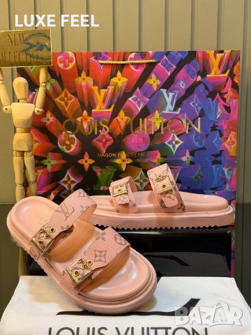 Louis Vuitton ⚜️Дамски Чехли 36-41 , снимка 3 - Чехли - 54335917