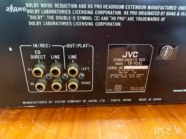 JVC TD-V542 3 HEAD, снимка 6 - Декове - 55154882