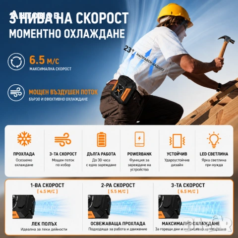 Преносими USB вентилатори за комфорт през лятото, снимка 15 - Друга електроника - 54800900