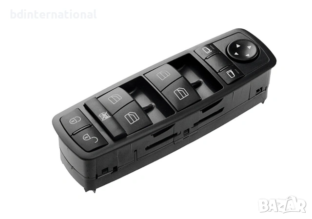 1698206610 Бутони Ключ за ел.стъкла Mercedes A W169, B W245, Без Прибиране, 3 ПИН