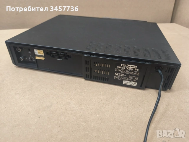 VHS ITT VIDEORECORDER Nokia VR 3759 Digital-Plus, снимка 10 - Плейъри, домашно кино, прожектори - 55042835