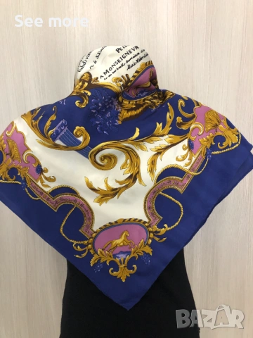 Различни брандове шалове коприна, снимка 8 - Шалове - 53999601