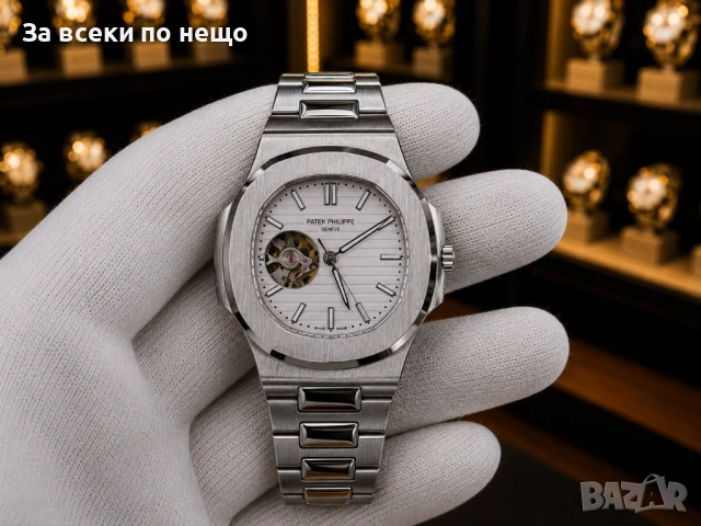 Patek Philippe Geneve Мъжки Луксозен Часовник С Автоматичен Механизъм С Кутия Код Gentlemen Legacy34