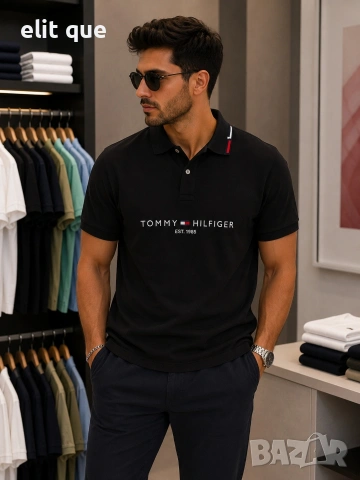 мъжки тениски с яка polo Hugo boss emporio armani Tommy Hilfiger , снимка 6 - Тениски - 55231771