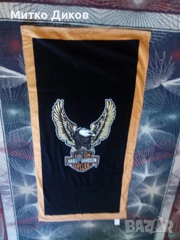 Harley Davidson нови кърпа 140х63 см и лятна шапка нова, снимка 10 - Шапки - 55513347