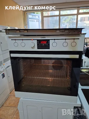 Фурна за вграждане с керамичен плот AEG COMPETENCE MAXI 74л. 