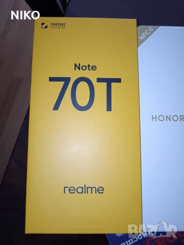 ПРОДАВАМ,НОВ Смартфон Realme Note 70T 4GB RAM 128GB ЗЛАТИСТ, снимка 4 - Телефони с две сим карти - 55058377