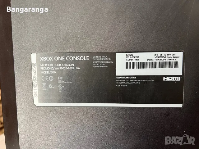 Конзола Xbox One 1TB , снимка 7 - Xbox конзоли - 55472232