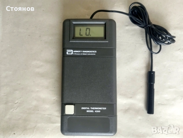 Индустриален цифров термометър ABBOTT DIAGNOSTICS MODEL 4200 / U.S.A., снимка 2 - Други инструменти - 54688324