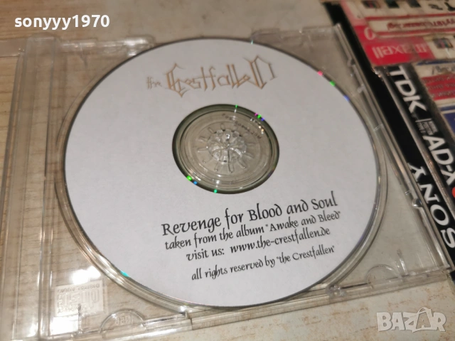 THE CRESTFALLEN CD ВНОС GERMANY 0406261832H2E6R