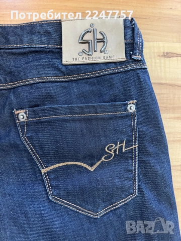 Тъмно сини дънки от Silvian Heach Denim – Размер S, снимка 4 - Дънки - 55414821