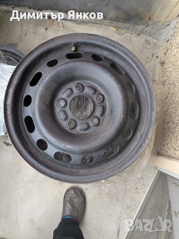 джанти 15' Hyundai железни 4бр, снимка 3 - Гуми и джанти - 54037187