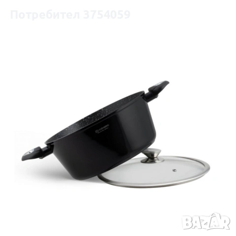 Комплект от 12 части - тенджери, тиган и подложки Edenberg EB-5613, снимка 10 - Съдове за готвене - 55178893
