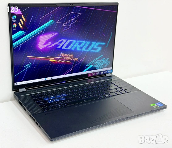 Gaming Gigabyte AORUS i7 13650HX 165Hz RTX4060 16RAM 1TB Laptop Геймърски Лаптоп