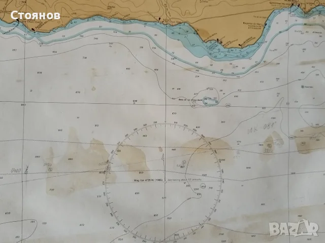 Морски Навигационни Карти , снимка 10 - Антикварни и старинни предмети - 55475156