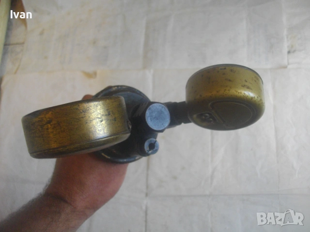 HORNUNG 0-315 bar НЕМСКИ ОРИГИНАЛЕН РЕДУЦИР ВЕНТИЛ ЗА КИСЛОРОД ЗА ОКСИЖЕН СТАРО КАЧЕСТВО МАСИВЕН , снимка 10 - Други инструменти - 54542764