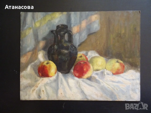 ТАНЯ ТАНЧЕВА  картина Натюрморт масло 1990 г 1